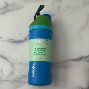 Owala 16oz Kids' Free Sip Stainless Steel Water Bottle - Blue Machine NWT